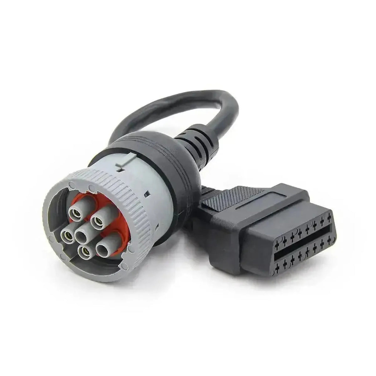 Universell 6-polig J1708 - 16-polig OBD2-adapterkabel | Företags- och arbetsfordon