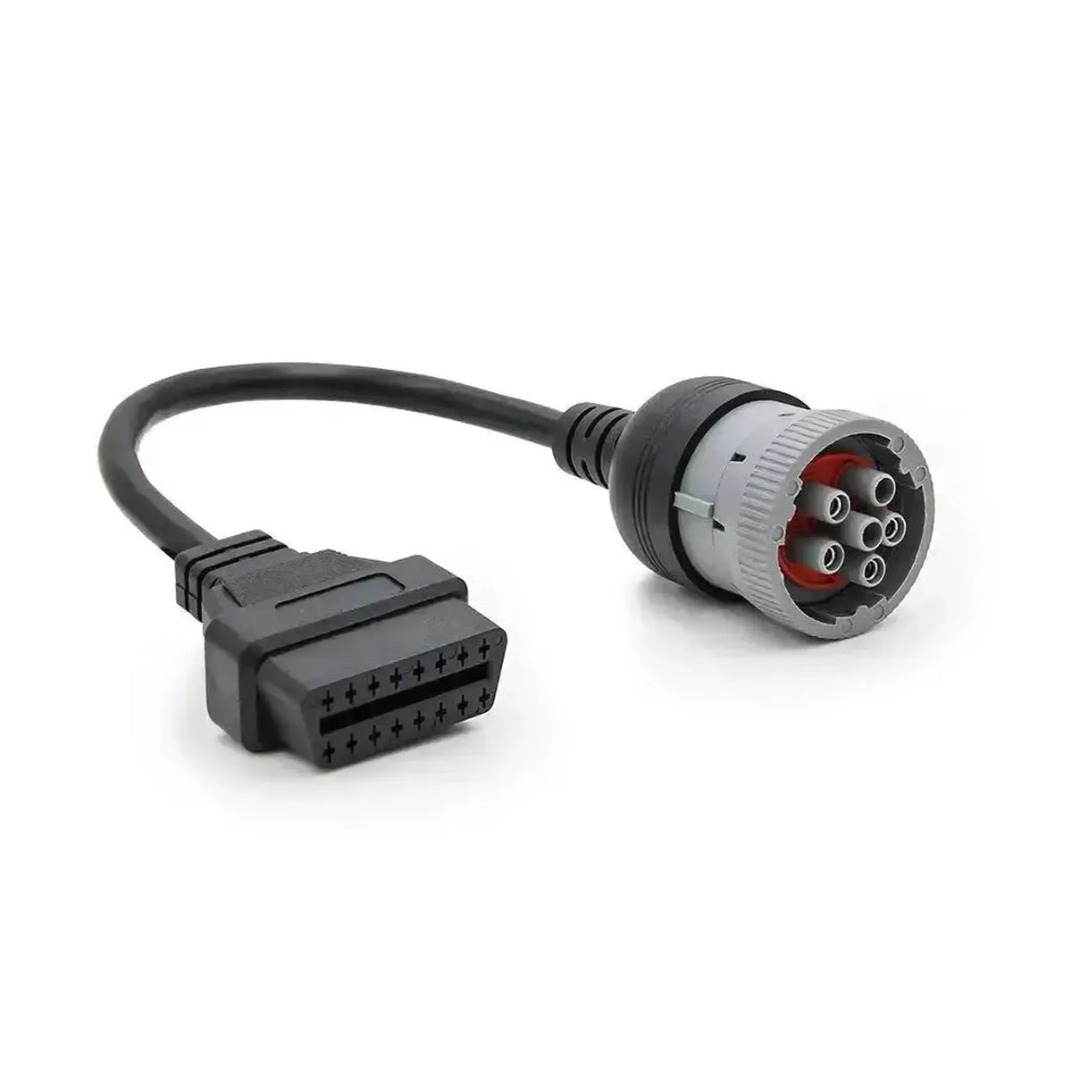 Universell 6-polig J1708 - 16-polig OBD2-adapterkabel | Företags- och arbetsfordon