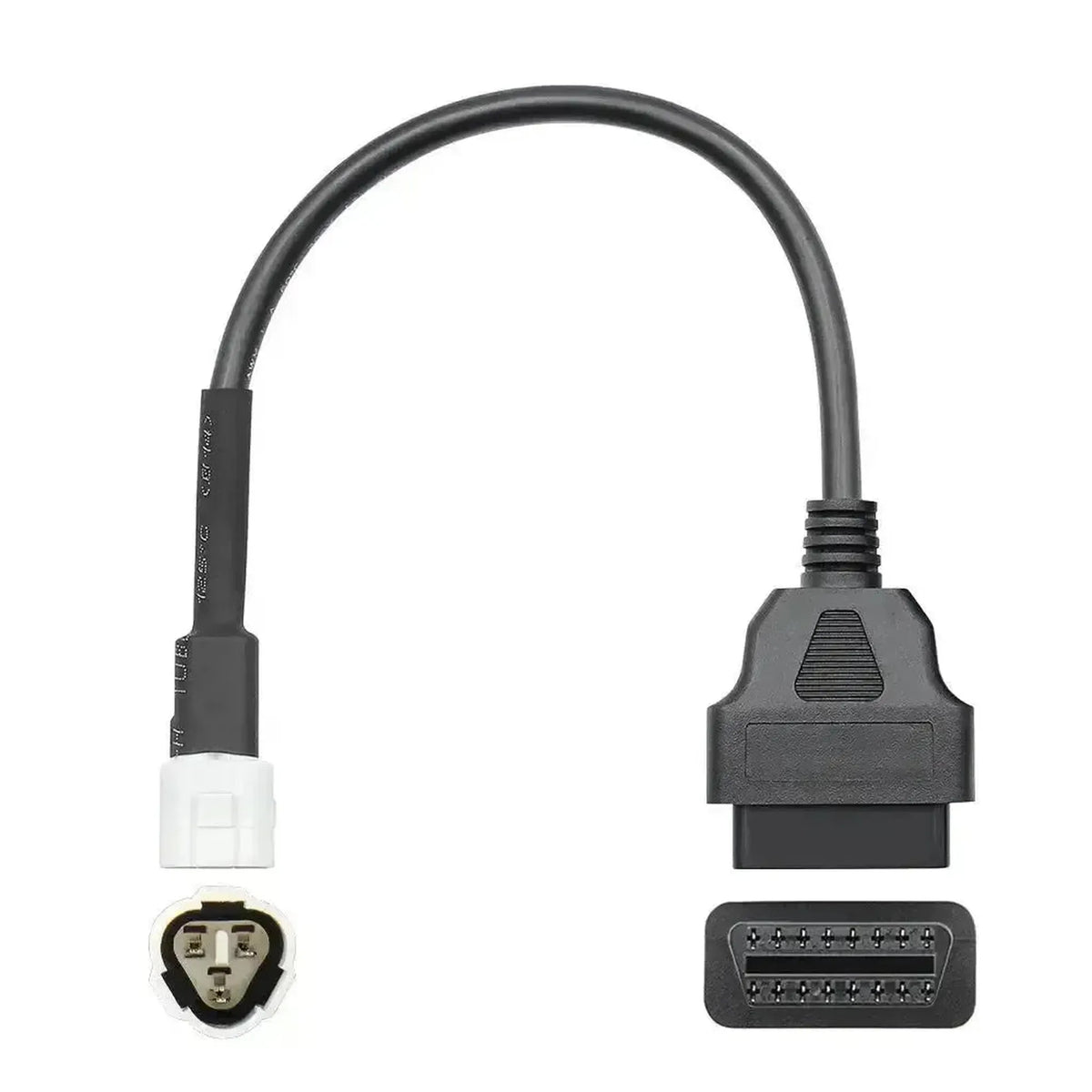 Yamaha 3-polig OBD – 16-polig OBD2-adapterkabel | Motorcykel