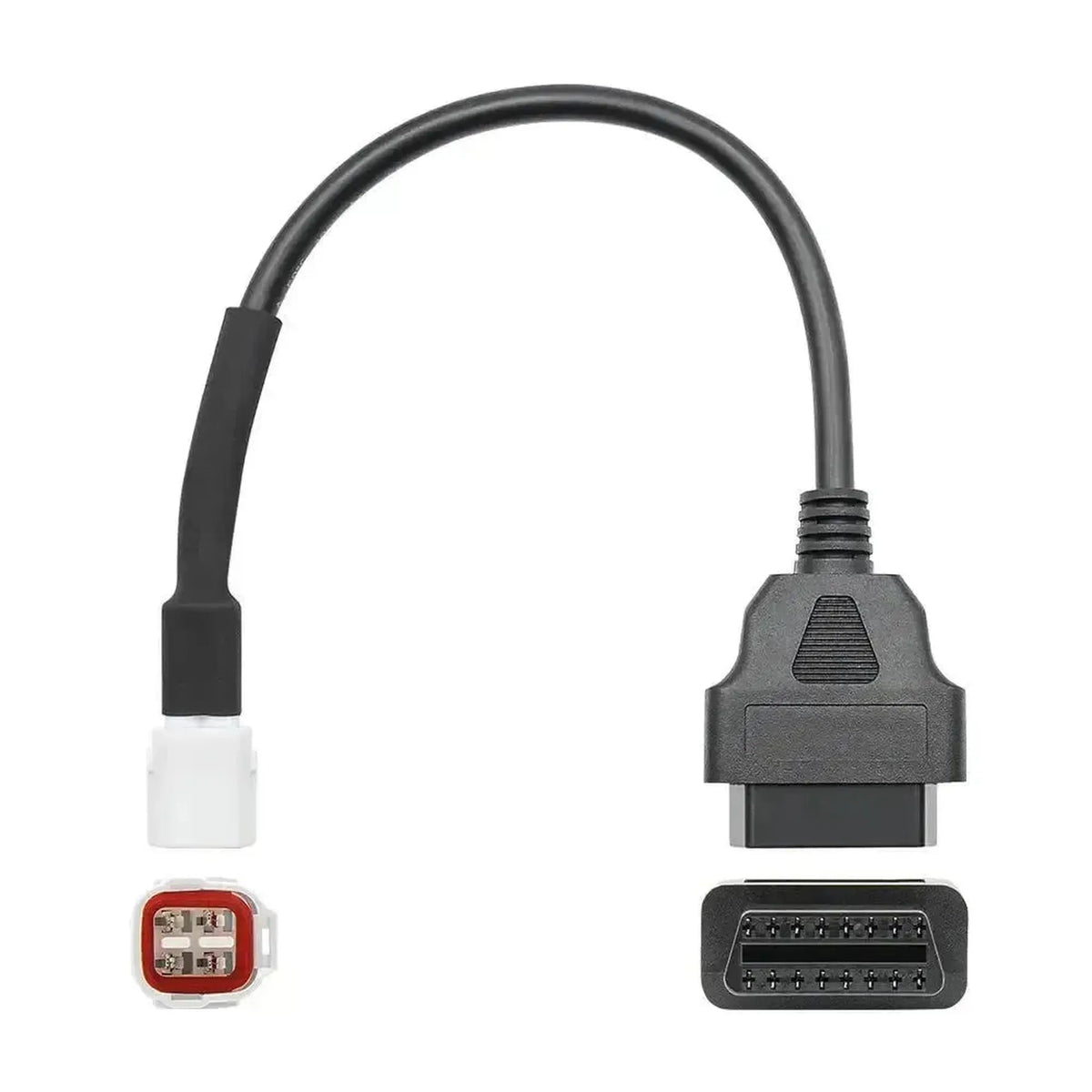 Yamaha 4-polig OBD – 16-polig OBD2-adapterkabel | Motorcykel